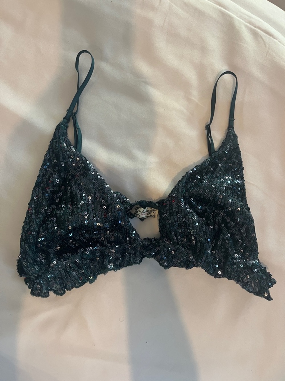 FP Movement by Free People Sequin Triangle Bralette